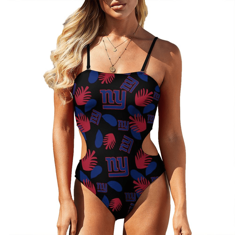 New York Giants Women Cutout Swimsuit