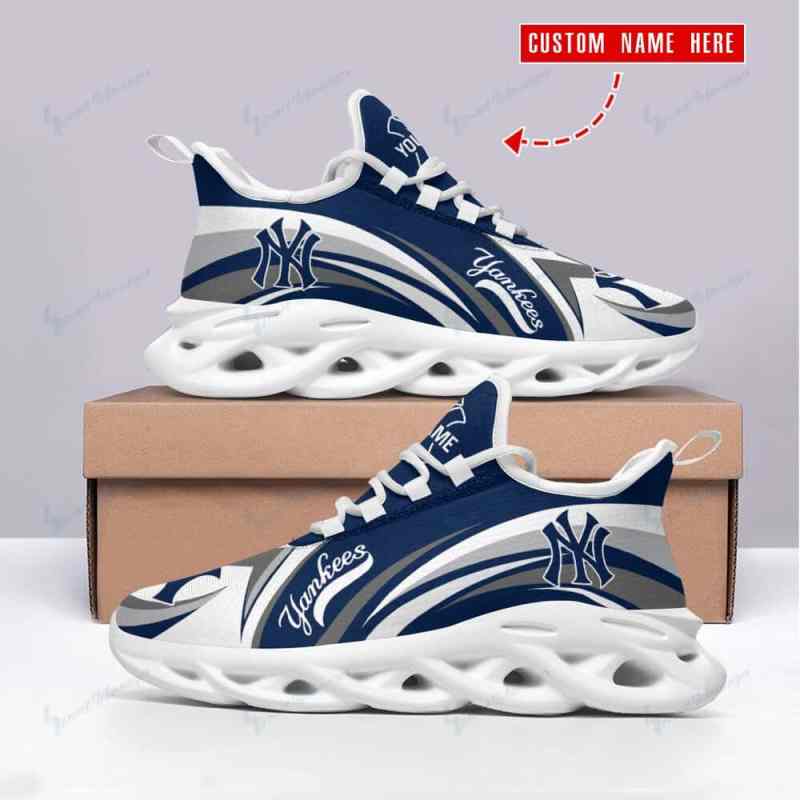 New York Yankees Personalized Yezy Running Sneakers