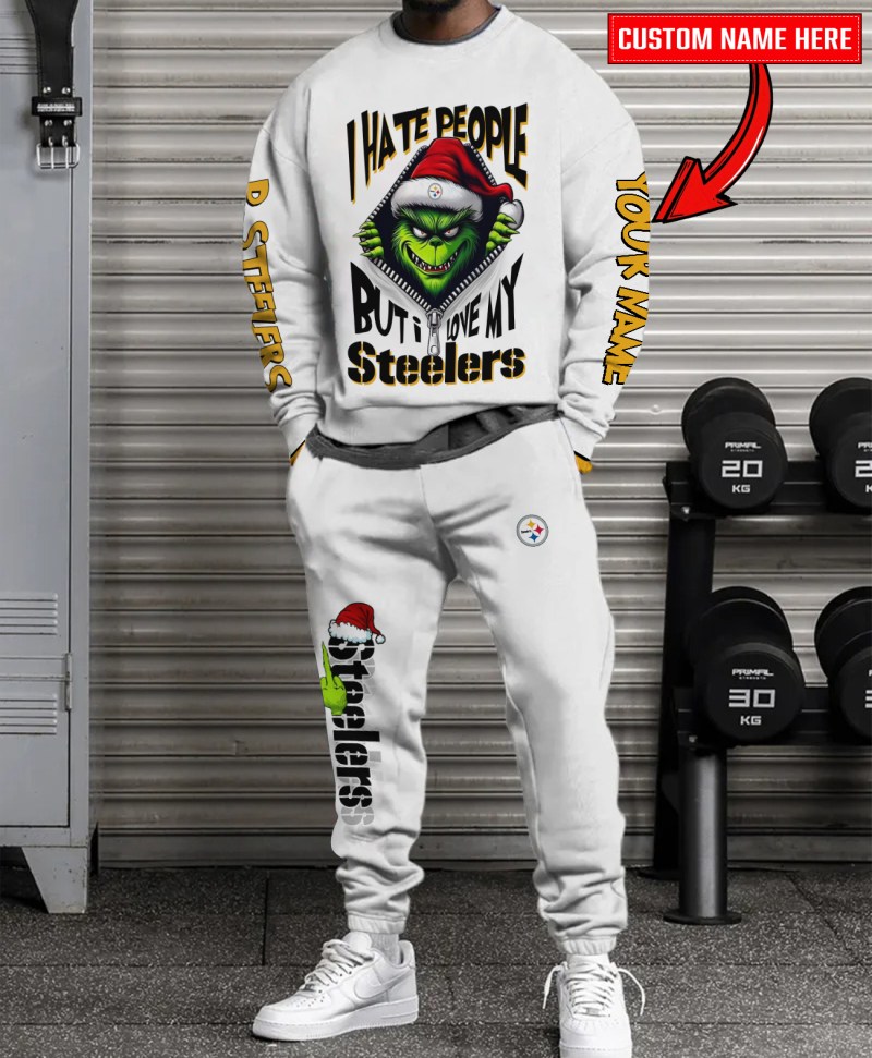 Pittsburgh Steelers Combo Unisex Sweatshirt And Sweatpants Christmas Collection