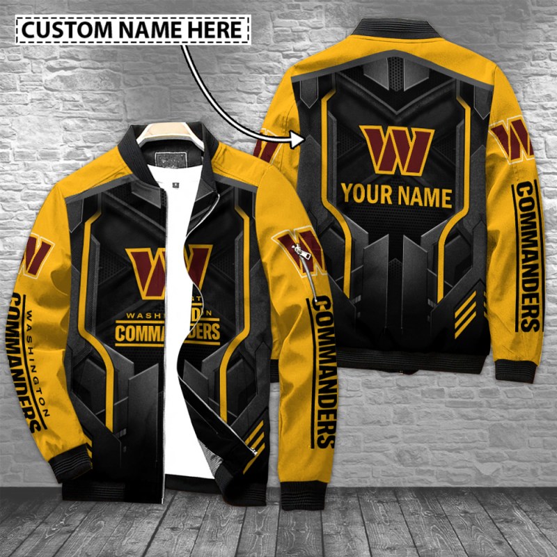 Washington Commanders Personalized Bomber Jacket