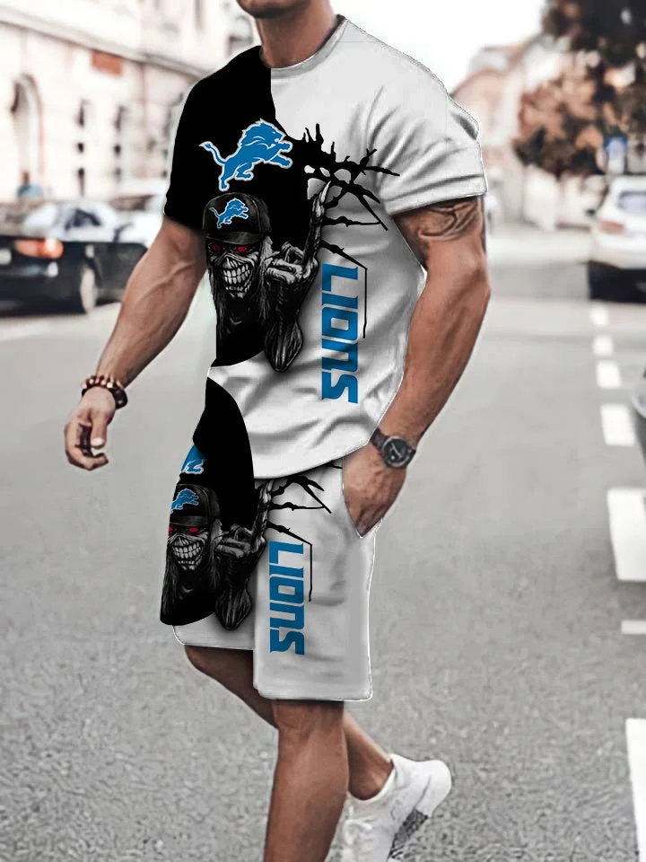 Detroit Lions T-shirt and Shorts