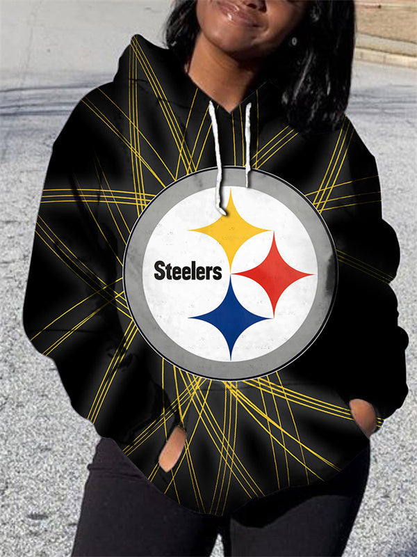 Pittsburgh Steelers 3D Printed Pocket Pullover Hoodie