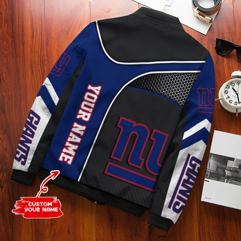 New York Giants Personalized Bomber Jacket