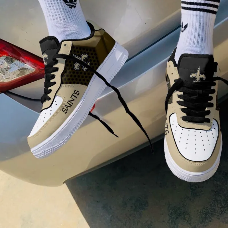 New Orleans Saints AF1 Shoes in Action