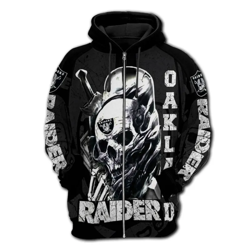 Las Vegas Raiders Skull Hoodie 2