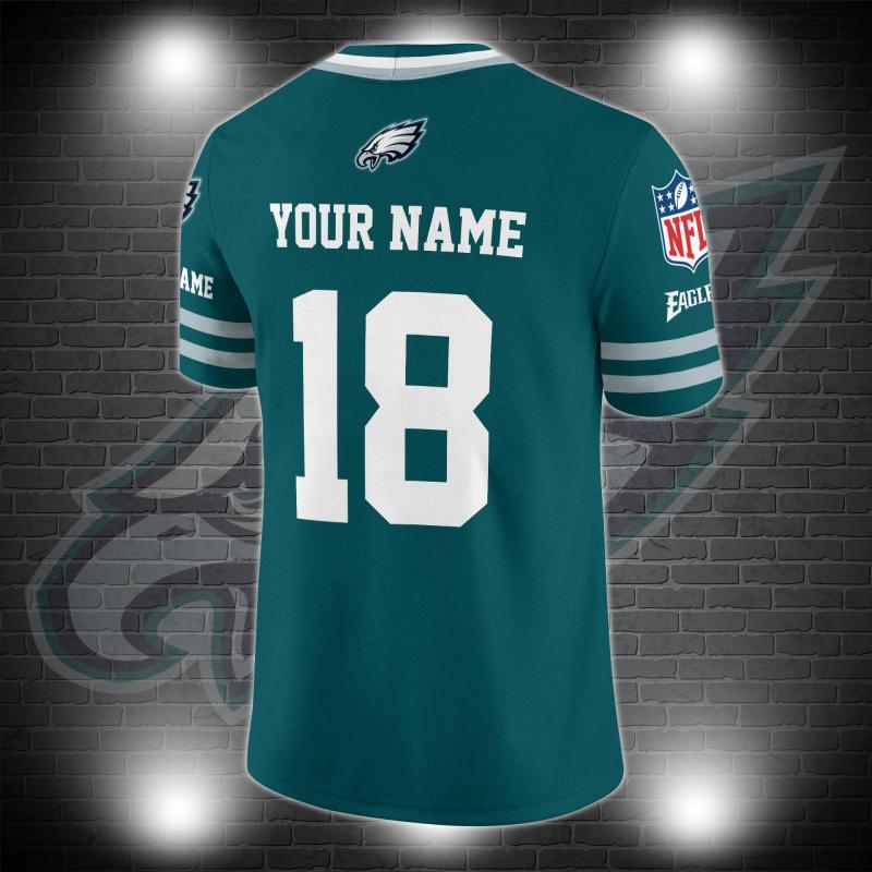 Philadelphia Eagles Personalized V-neck Jersey Image 3