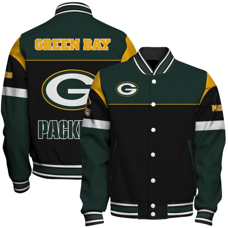 Green Bay Packers Unisex Team Spirit Varsity Jacket