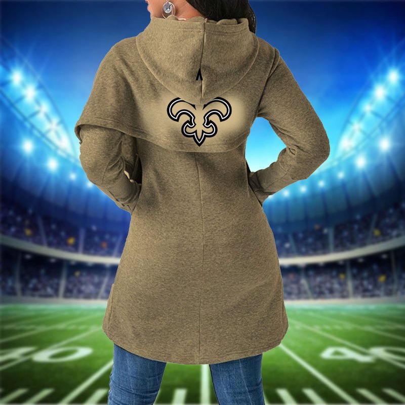 New Orleans Saints Women Irregular Hoodie