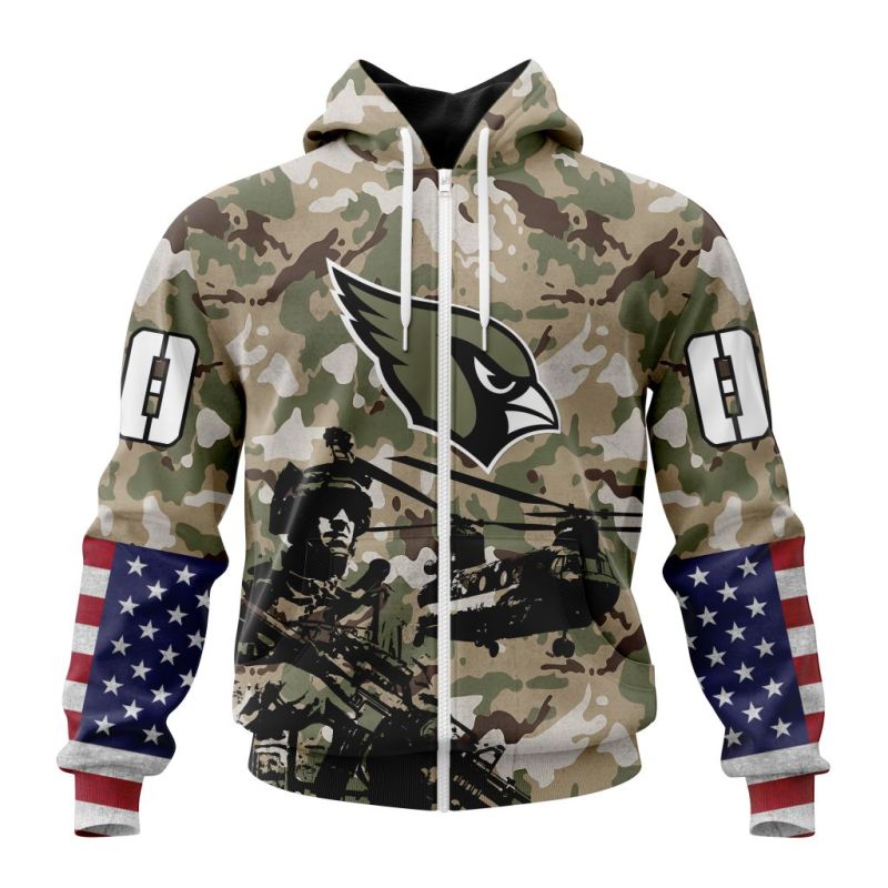 Arizona Cardinals Hoodie Zip Front