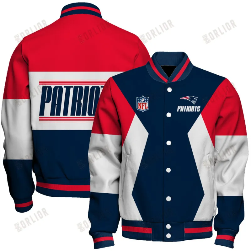 New England Patriots Varsity Jacket Image 1