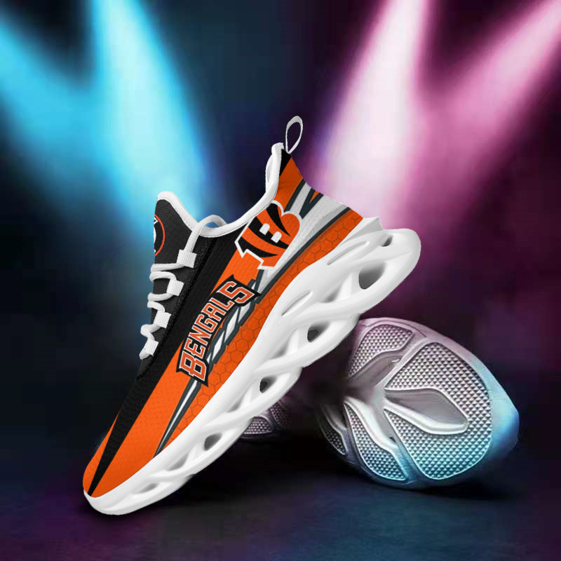 Cincinnati Bengals Yezy Running Sneakers - Lifestyle Image