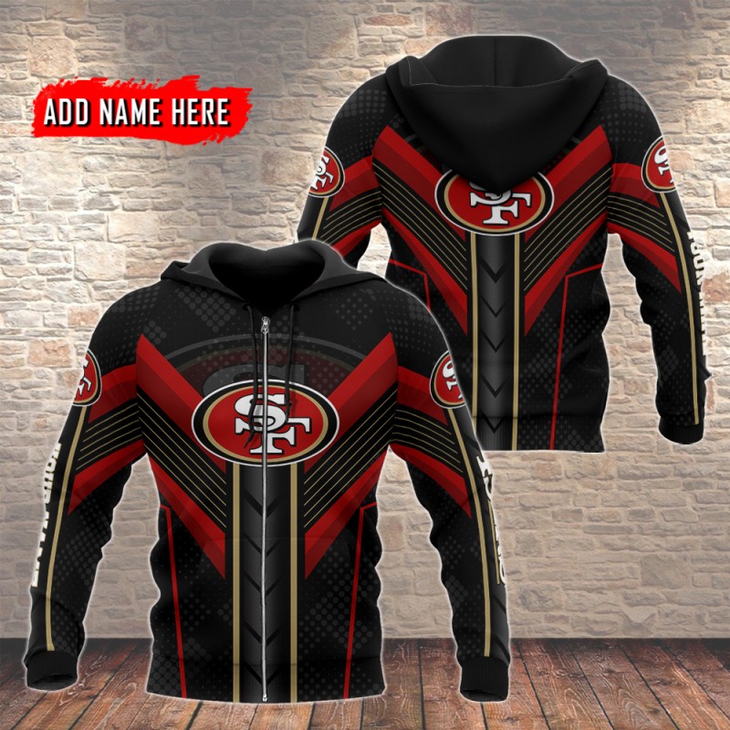 San Francisco 49ers Personalized Hoodie Image 1