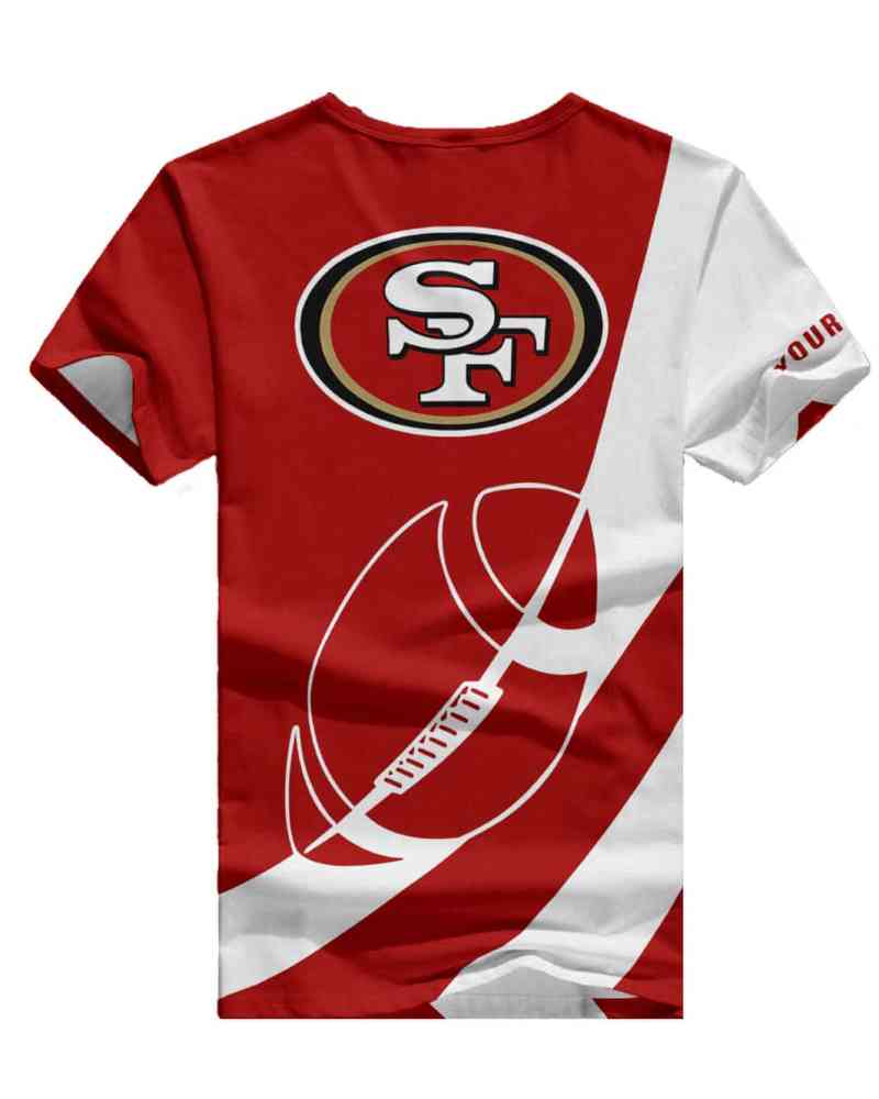 San Francisco 49ers V-neck T-shirt for Women