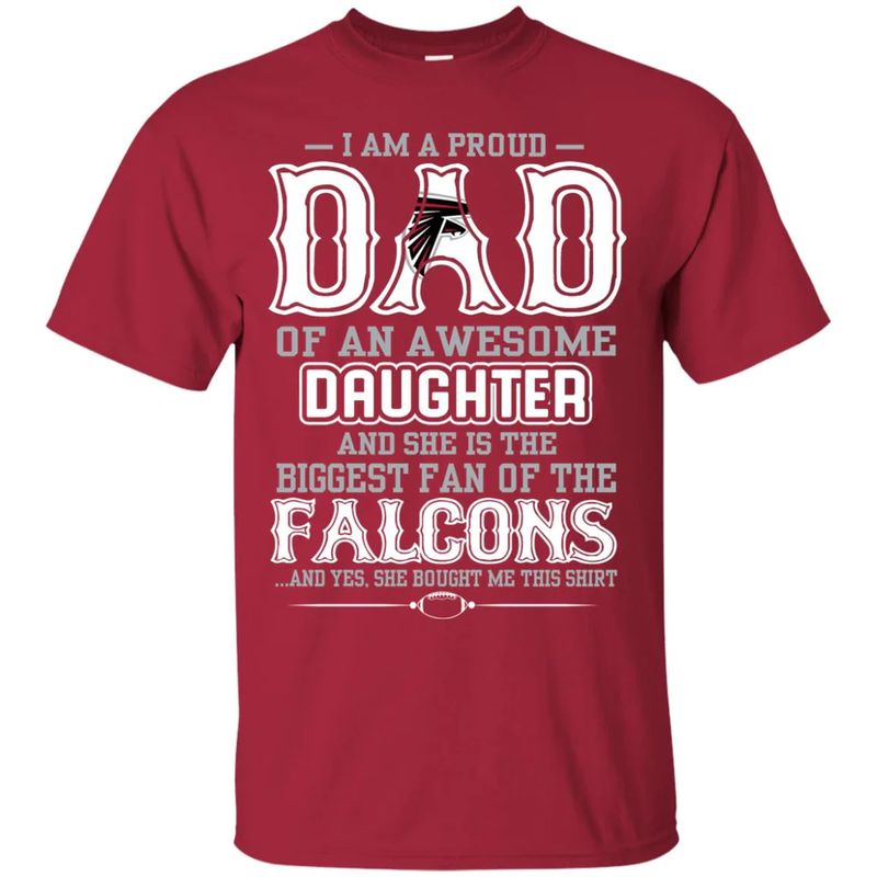 Atlanta Falcons Proud Dad T-Shirt