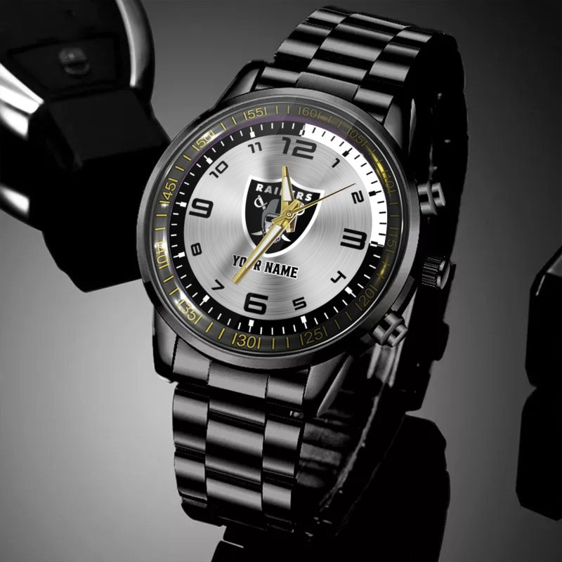 Las Vegas Raiders Black Fashion Watch