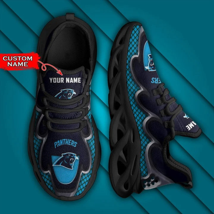 Yezy Running Sneakers for Carolina Panthers Fans