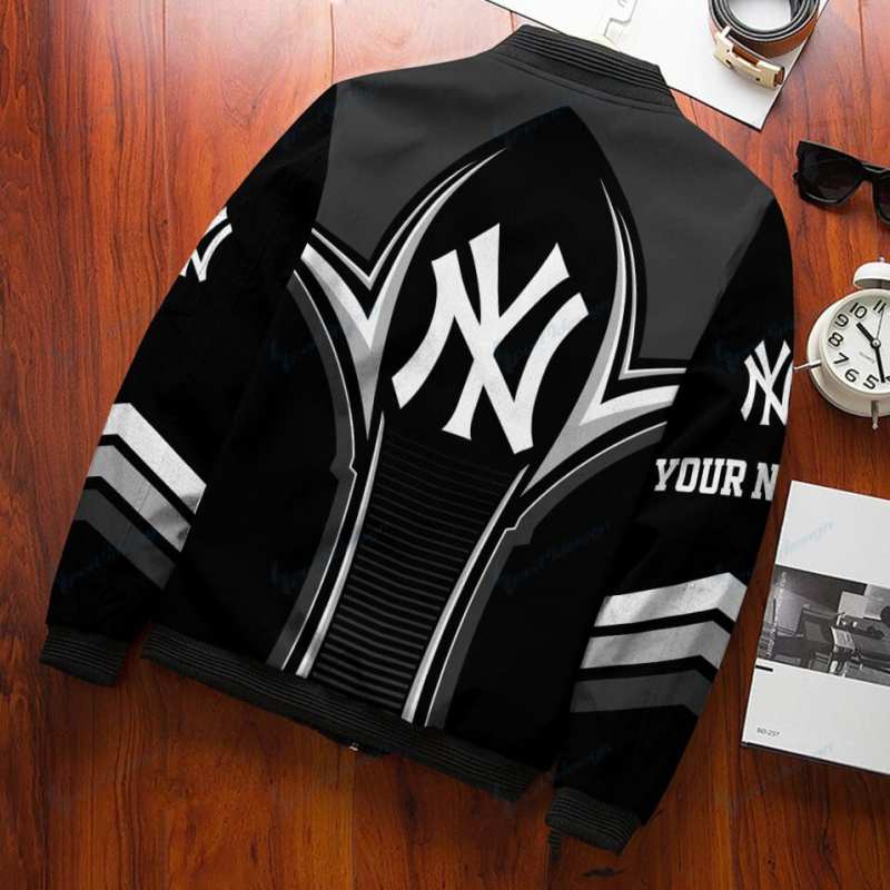 New York Yankees Personalized Bomber Jacket Image 3