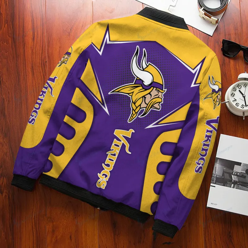 Minnesota Vikings Fan Apparel Bomber Jacket