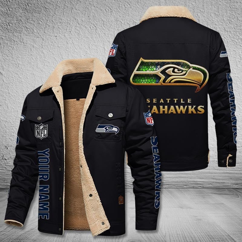 Seattle Seahawks Fleece Bomber Jacket