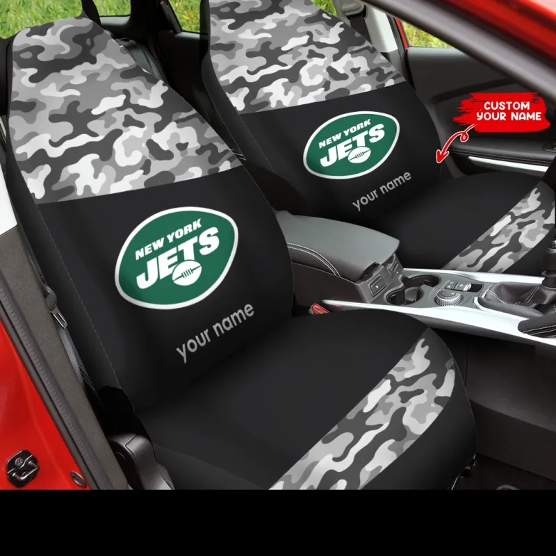 New York Jets Personalized Car Seat Covers