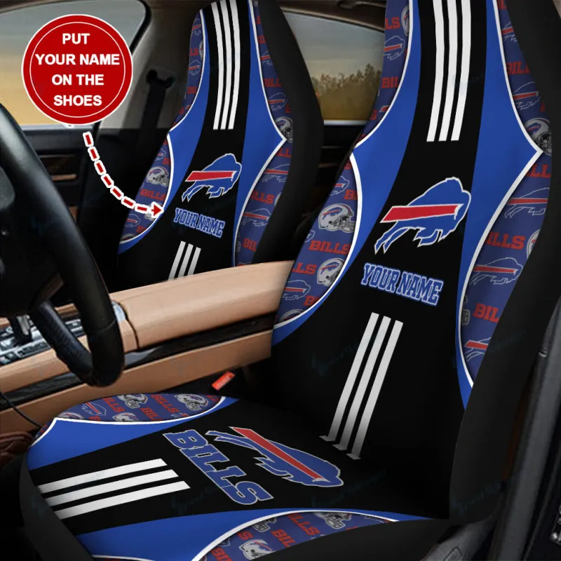 Buffalo Bills Personalized Car Seat Covers - Stylish Fan Gear