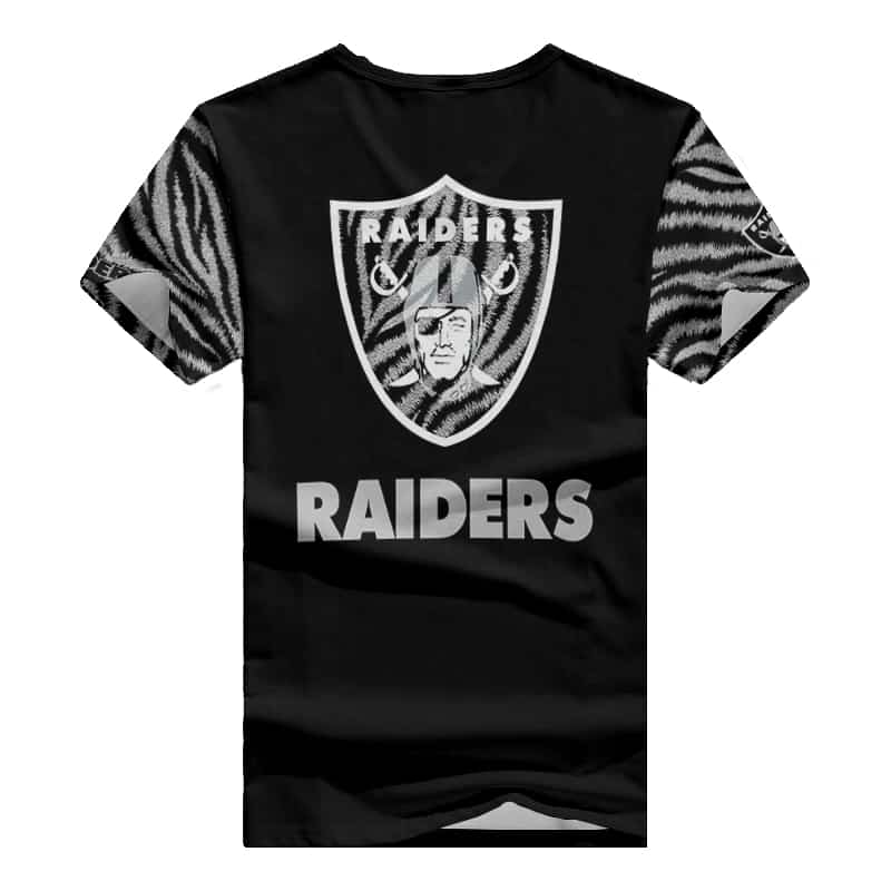 Las Vegas Raiders V-neck T-shirt Side