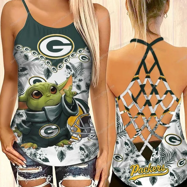 Green Bay Packers NFL Cross Tank Top