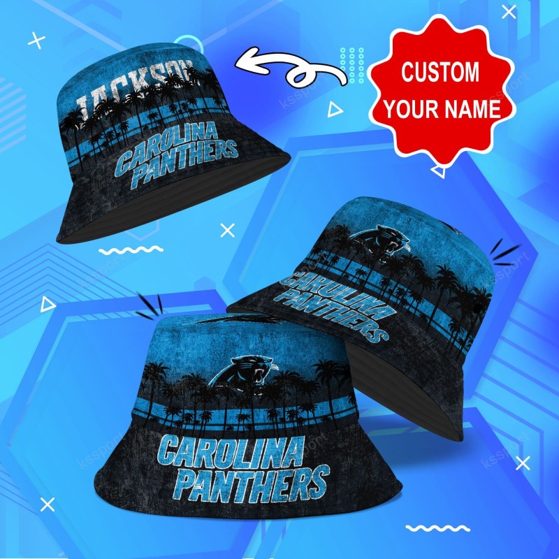 Carolina Panthers Personalized Bucket Hat