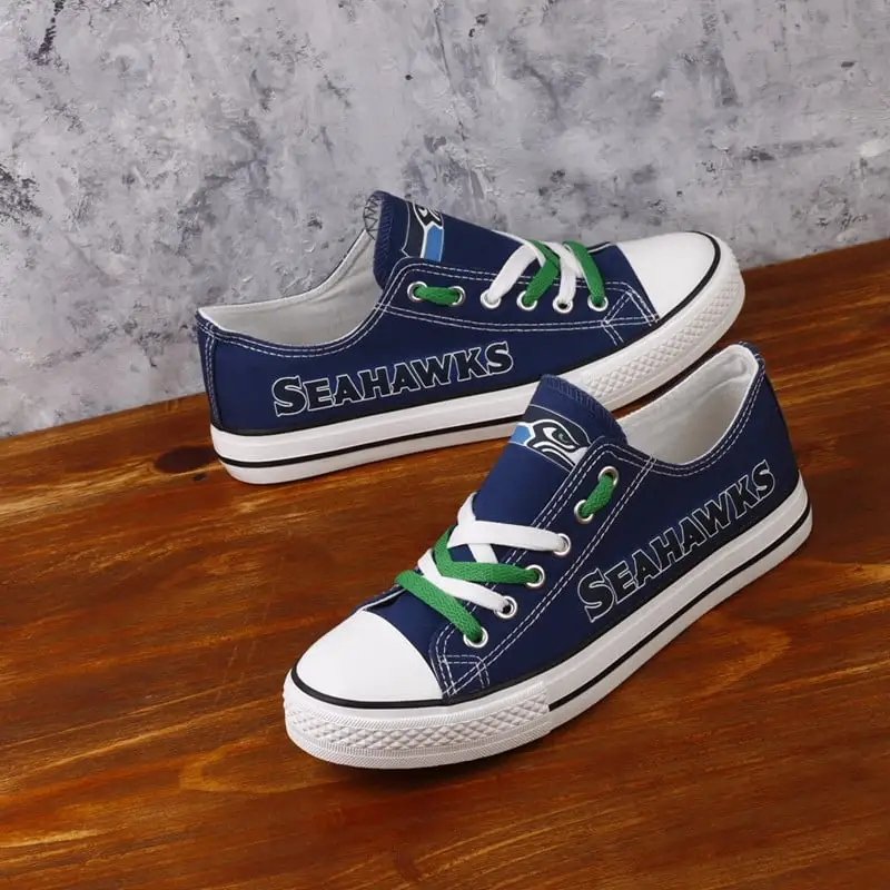 Seattle Seahawks New Low Top Background 3