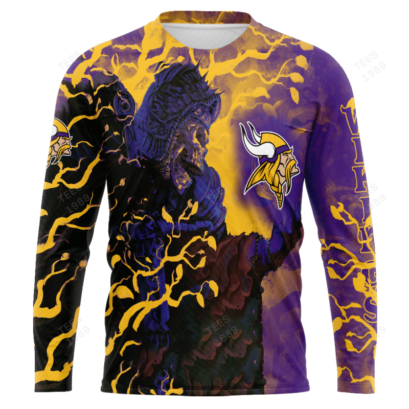 Minnesota Vikings All Over Printed Sweater 5