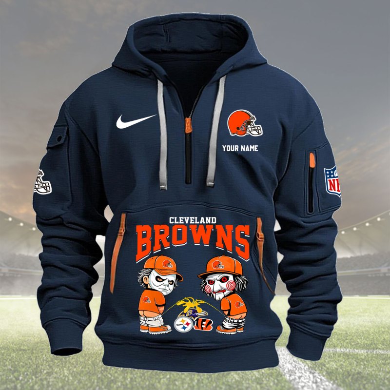 Navy Cleveland Browns Hoodie