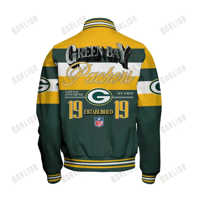 Green Bay Packers Varsity Jacket details