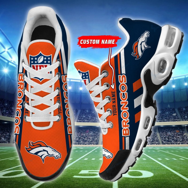 Denver Broncos Personalized Plus T-N Youth Sneakers