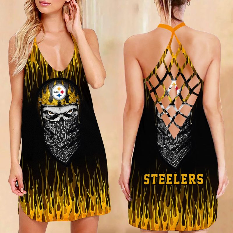 Pittsburgh Steelers Criss-Cross Dress