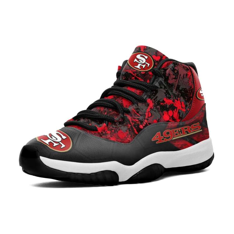 San Francisco 49ers AJD11 Sneakers Top View