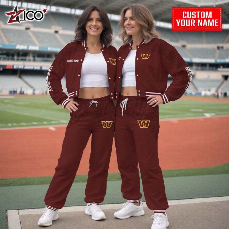 Washington Commanders Varsity Jacket and Sweatpants