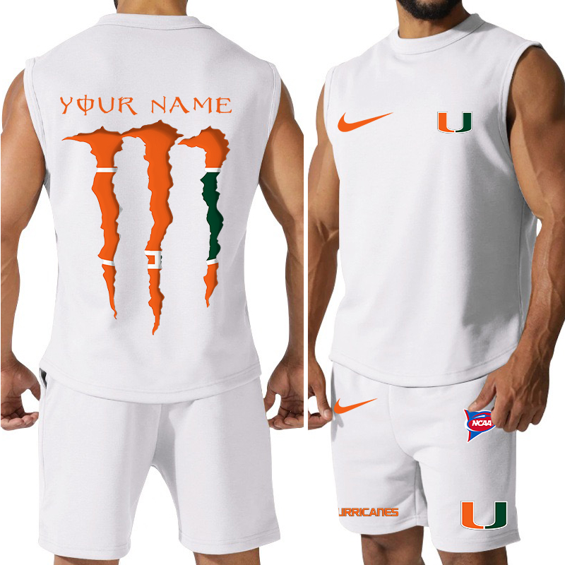 Miami Hurricanes Jersey Tank Top and Shorts
