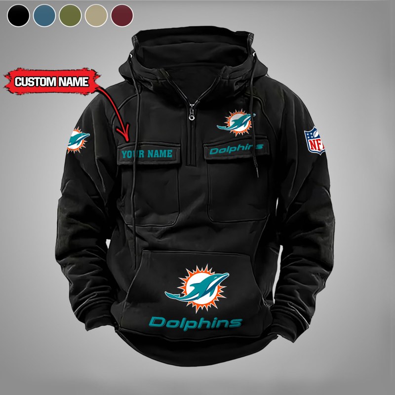 Miami Dolphins Hoodie Black