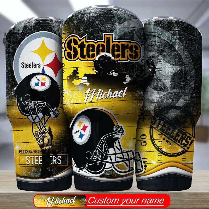 Pittsburgh Steelers Personalized Tumbler Image 1