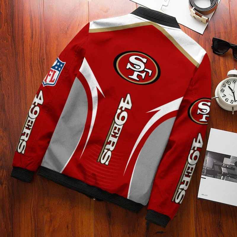 San Francisco 49ers Bomber Jacket Detail