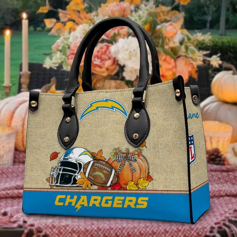 Personalized Los Angeles Chargers Hand Bag