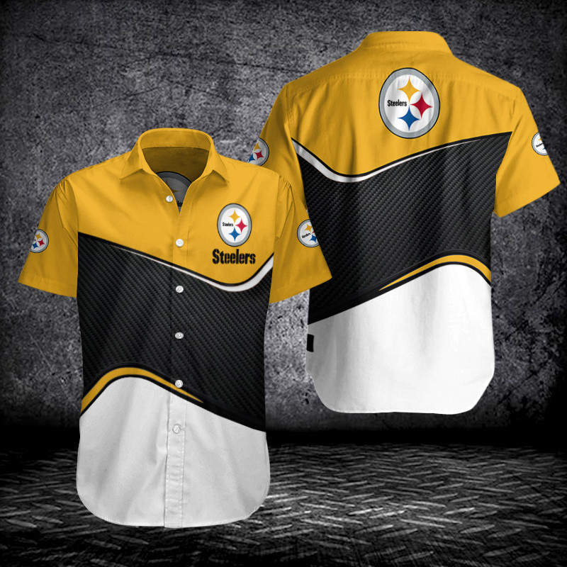 Sizing Chart for Pittsburgh Steelers Button Shirts BG323