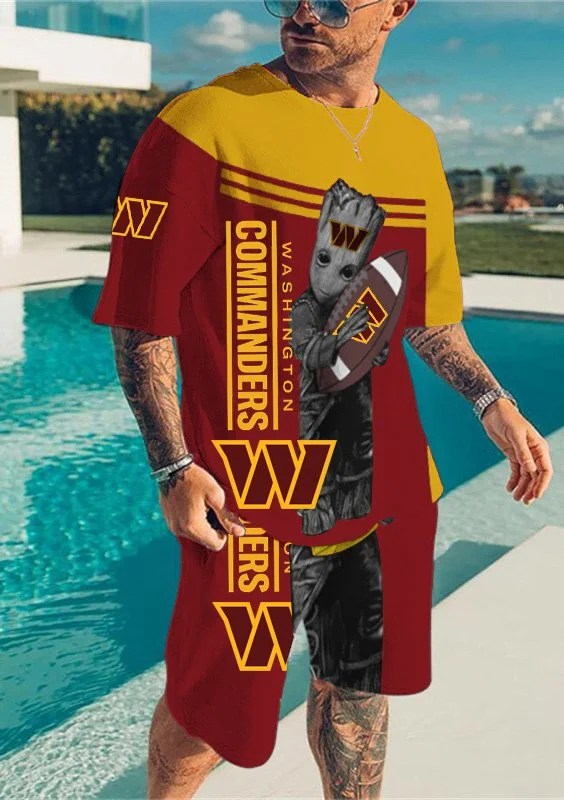 Washington Commanders T-Shirt and Shorts