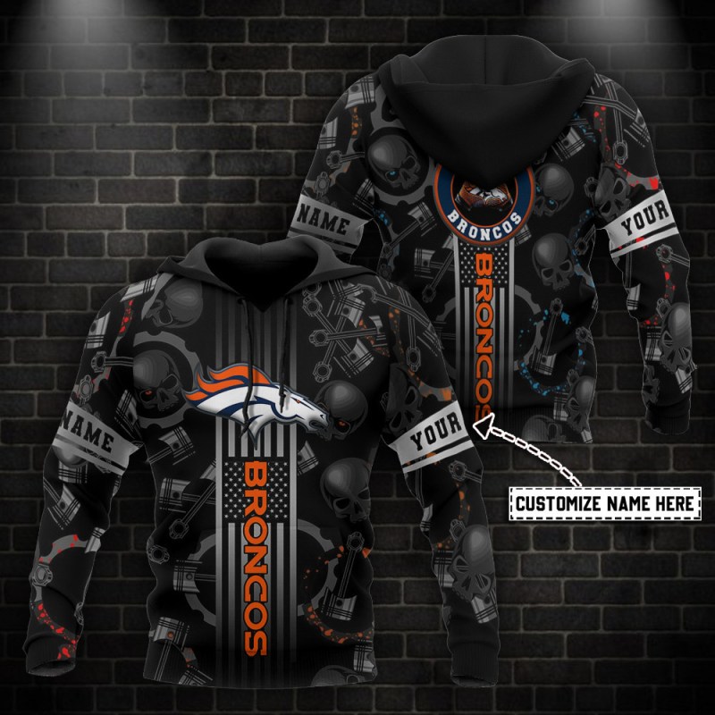Denver Broncos Personalized Hoodie