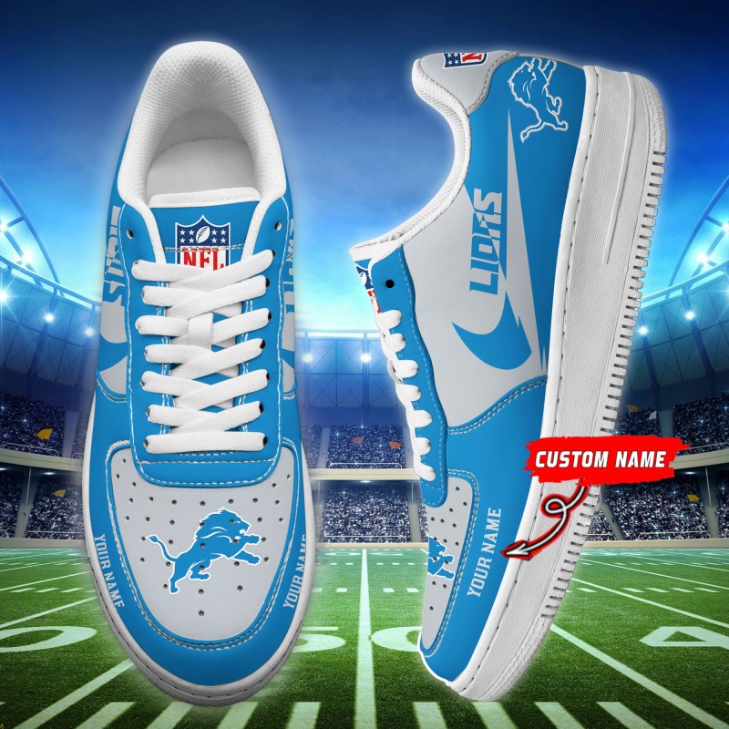 Detroit Lions Personalized AF1 Shoes