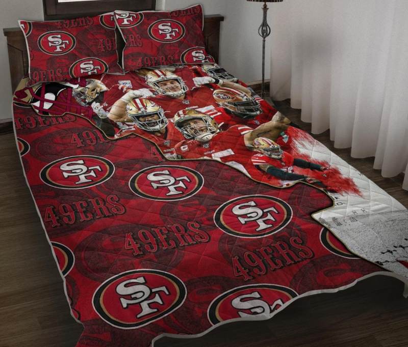 San Francisco 49ers Quilt Set - NFL Fan Gear