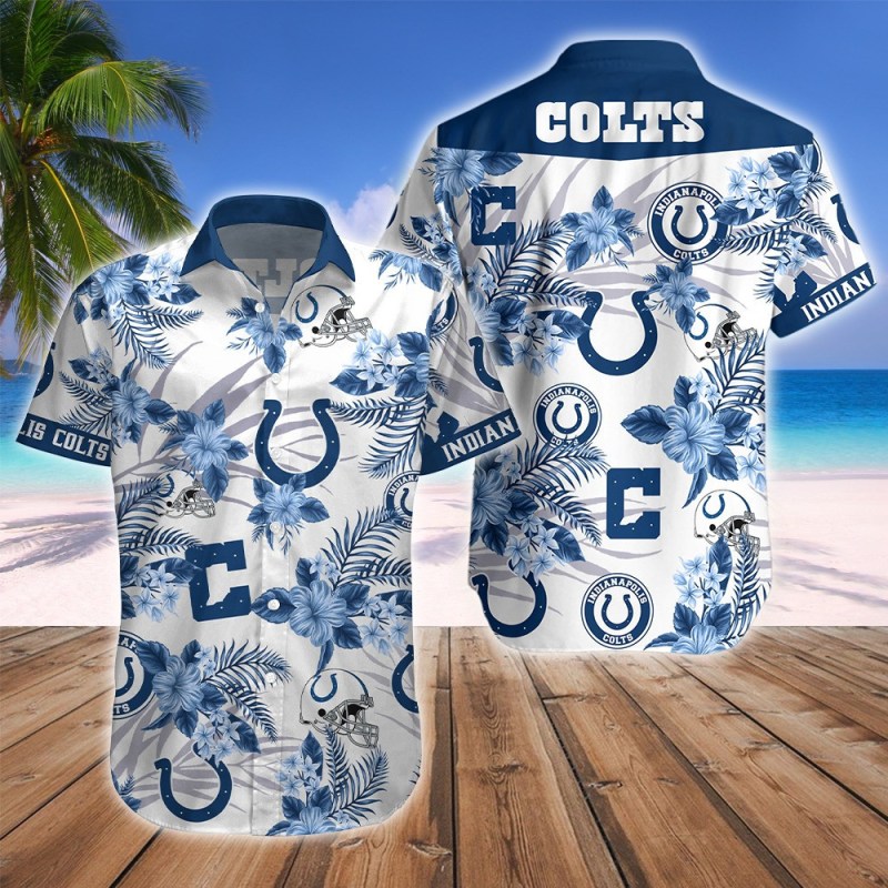 Sizing Chart for Indianapolis Colts Button Shirts