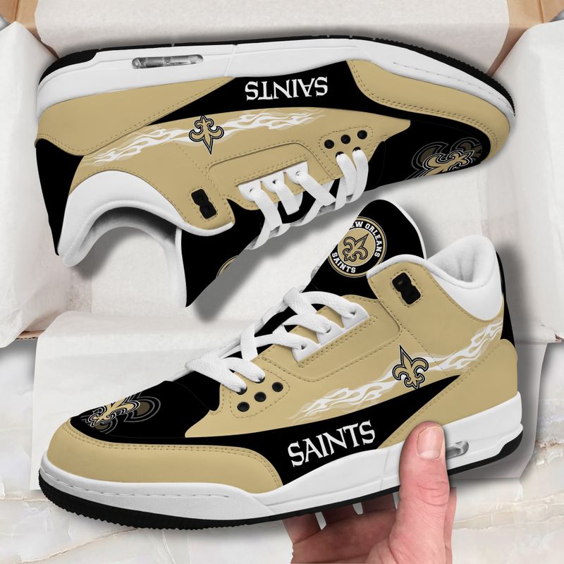 New Orleans Saints JD03 Genuine Leather Shoes
