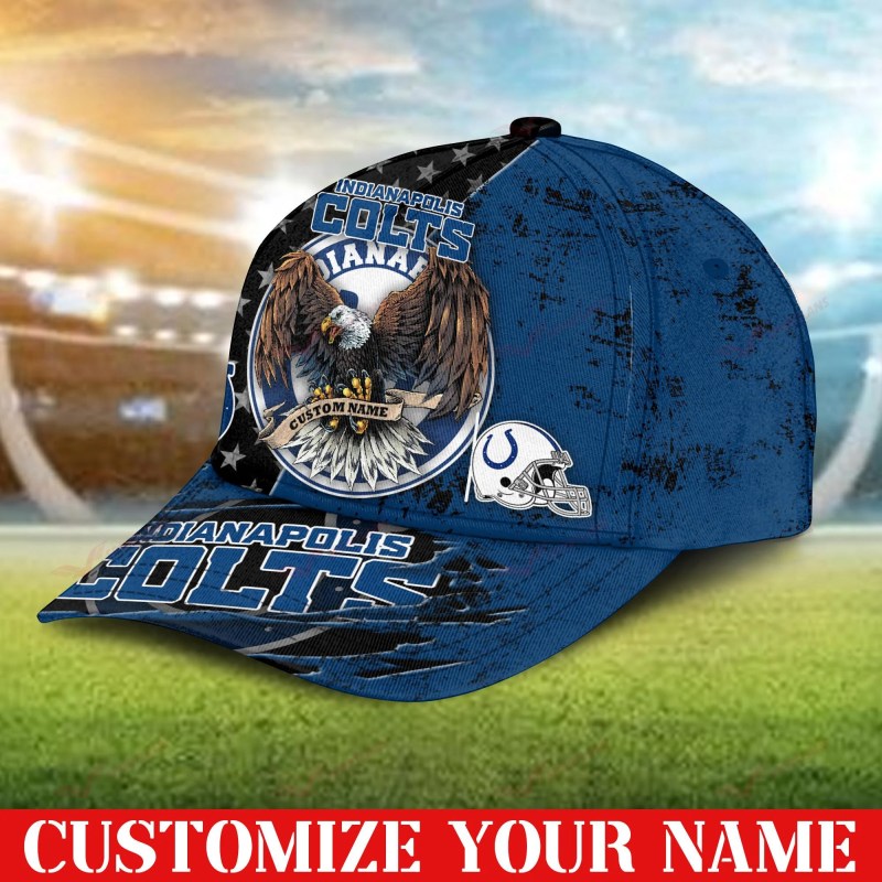Indianapolis Colts Personalized Classic Cap - Side View
