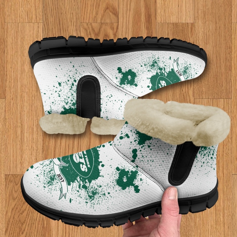 New York Jets Comfy Winter Snow Boots - Image 1
